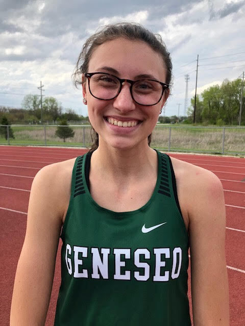 Abby Reakes Geneseo track